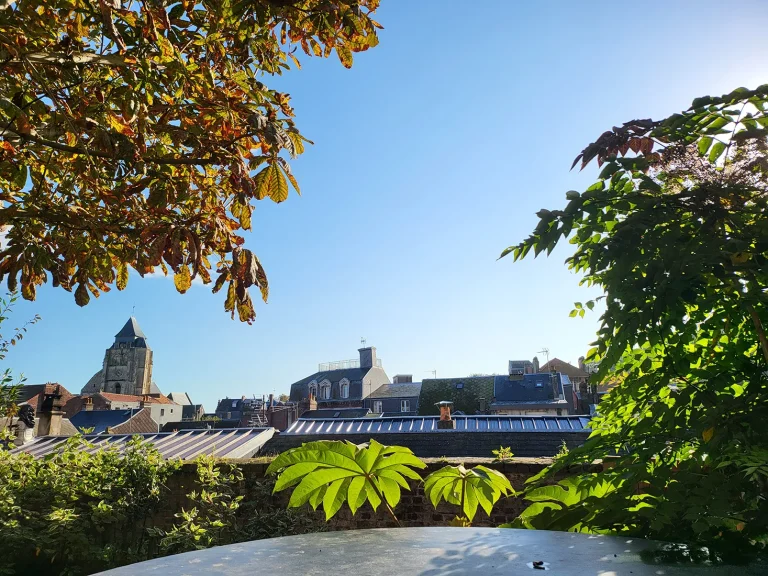 Jardin privé au Tréport à Mers-les-Bains en Seine-Maritime après l'aménagement paysager par l'équipe de Miroardo.